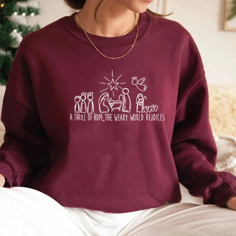Sweatshirt Nativity Scene Sweater