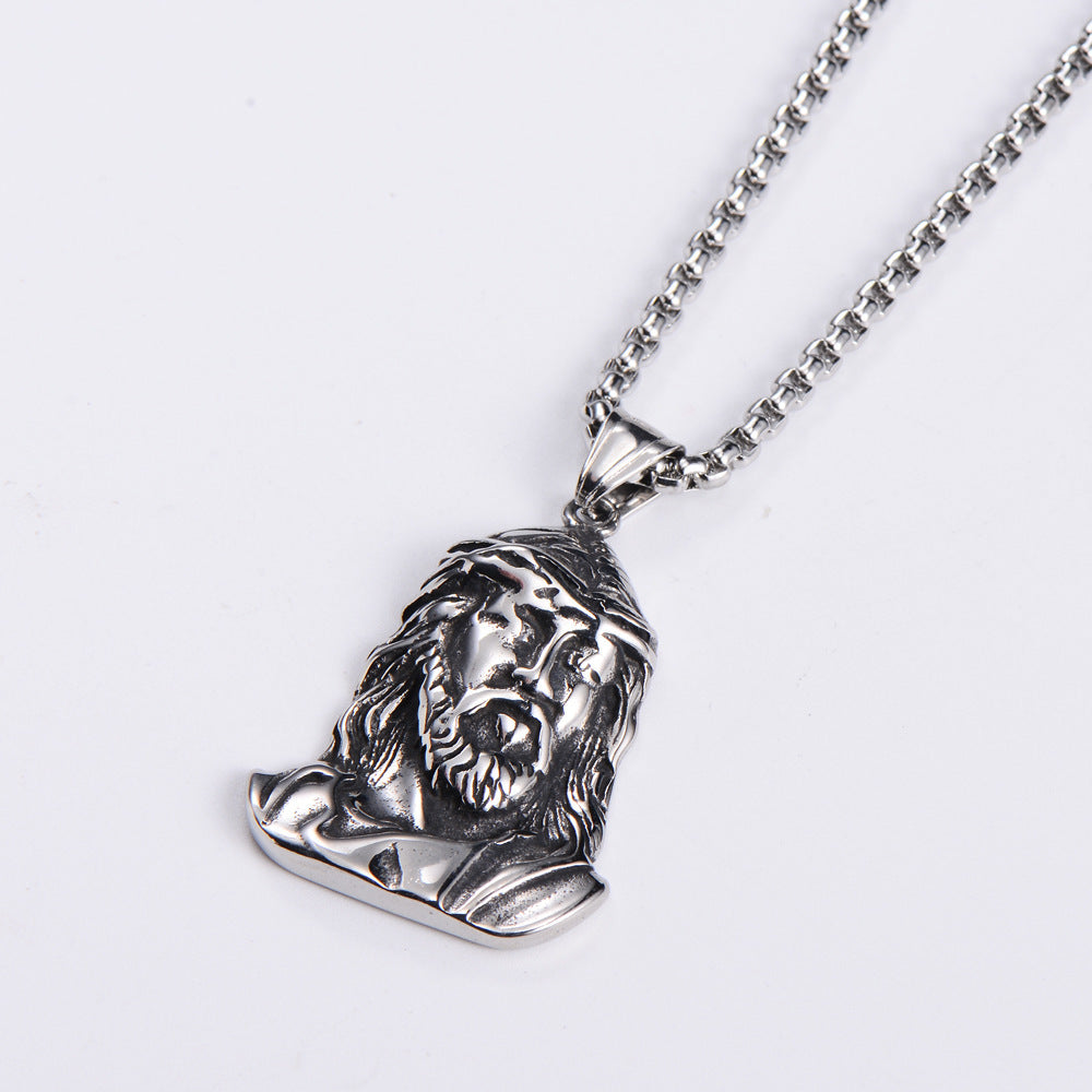 Titanium Steel Jesus Pendant