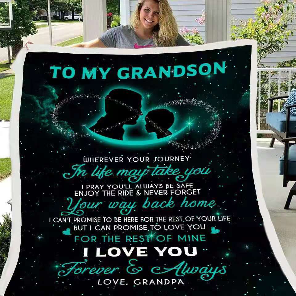 Letter To Daughter Digital Printed Blanket
