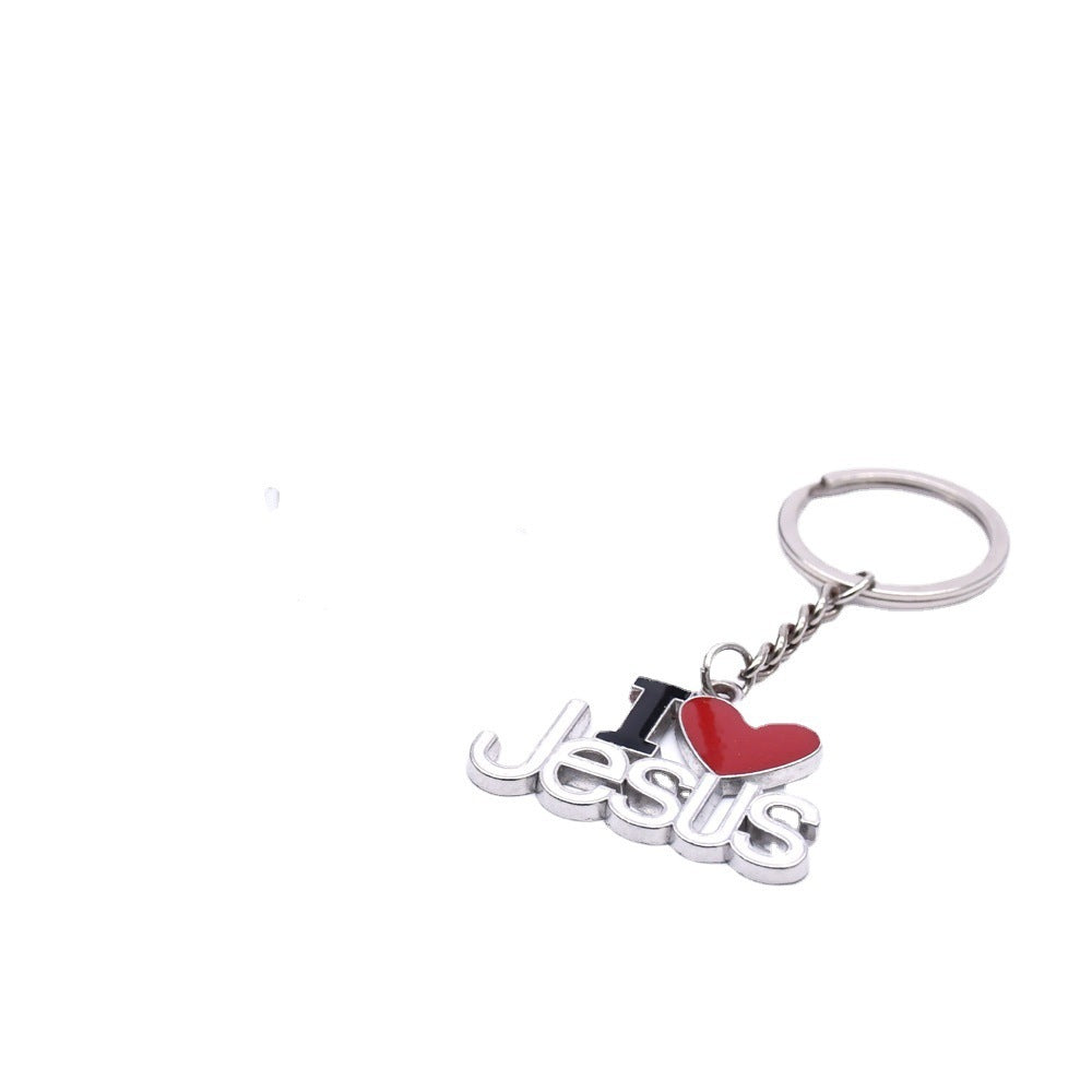 I Love Jesus Keychain