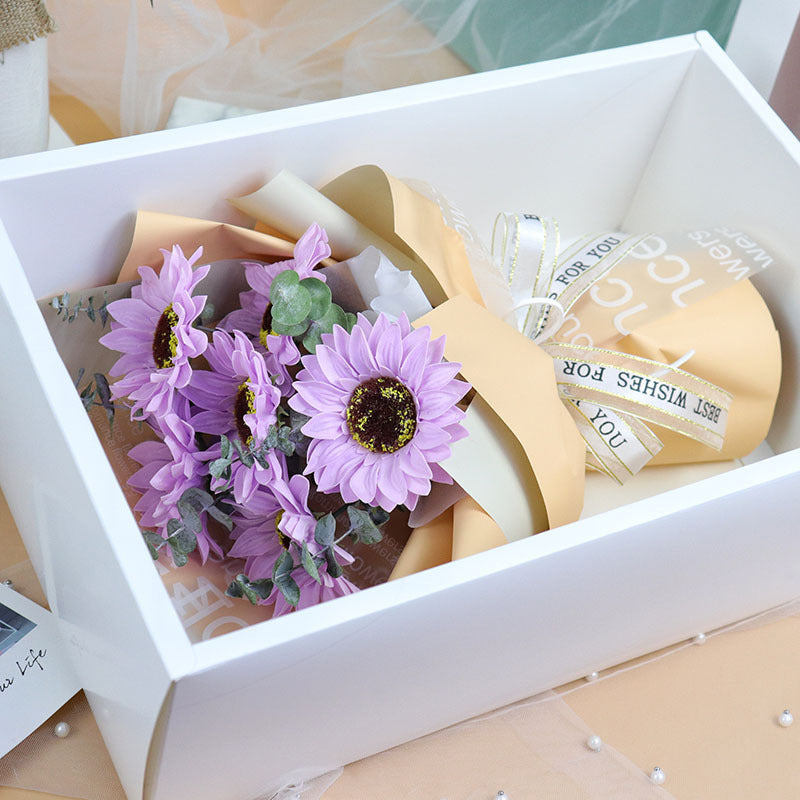 Sunflower Soap Flower Bouquet