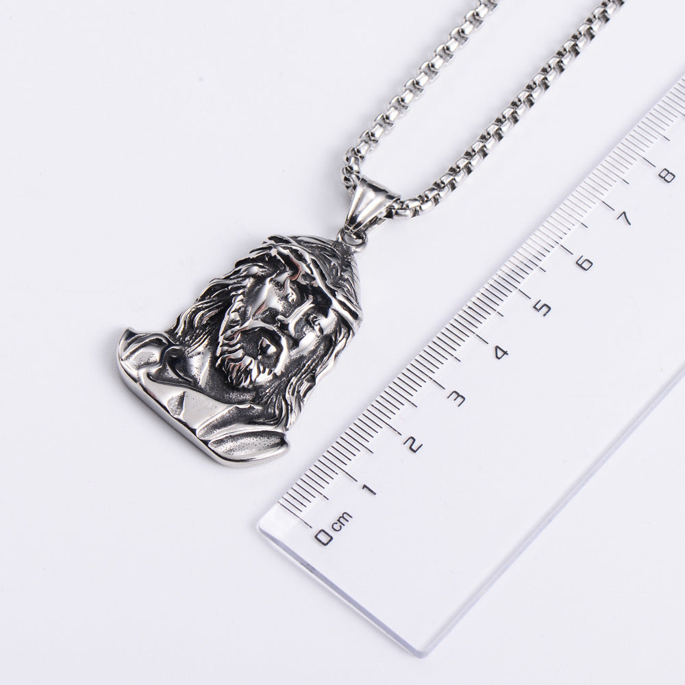 Titanium Steel Jesus Pendant