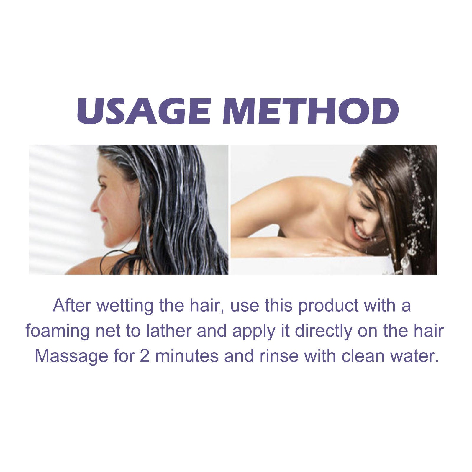 Biotin Purple Shampoo Soap Scalp Cleaning And Repairing Hair