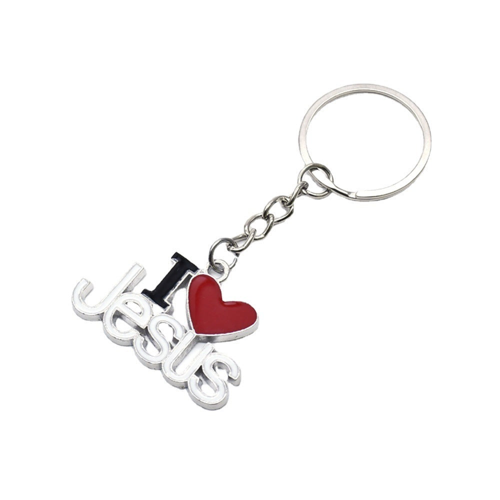 I Love Jesus Keychain
