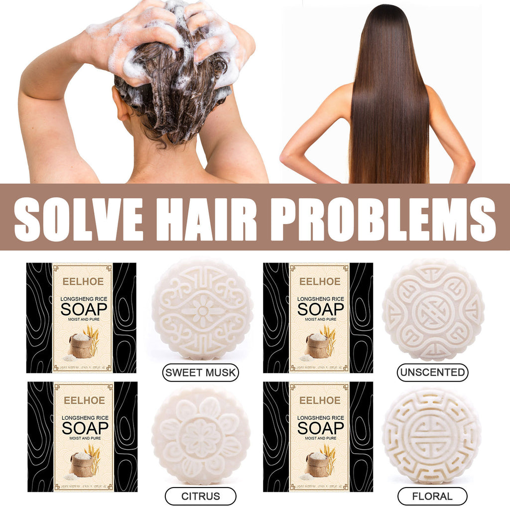 Shampoo Soap Nourishes Frizz, Conditions And Softens Hair