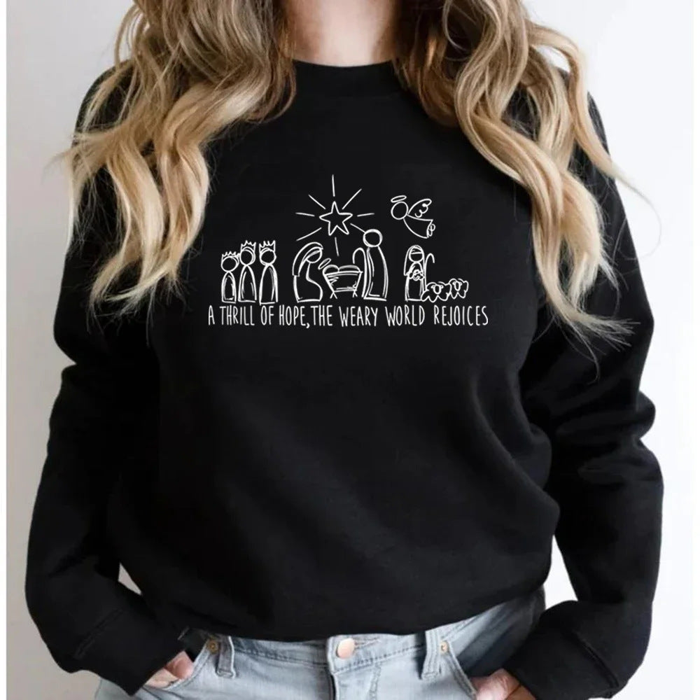 Sweatshirt Nativity Scene Sweater