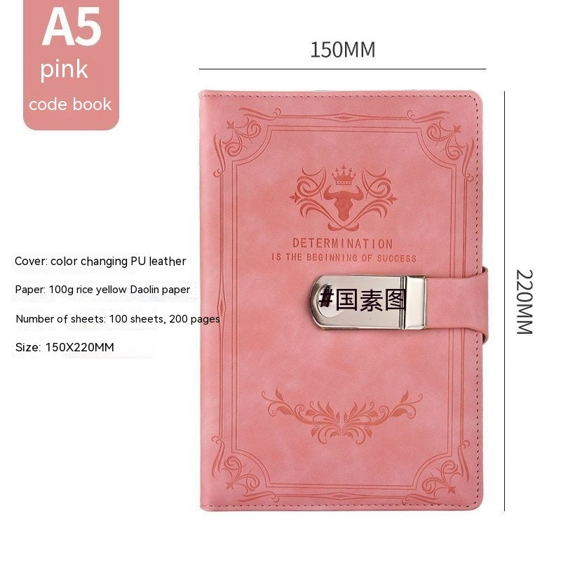 Codebook Journal With Lock