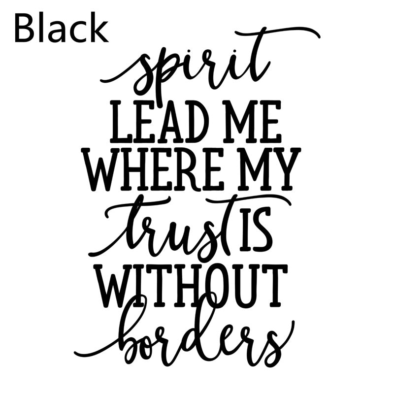Spirit Lead Me Wall Art Decal