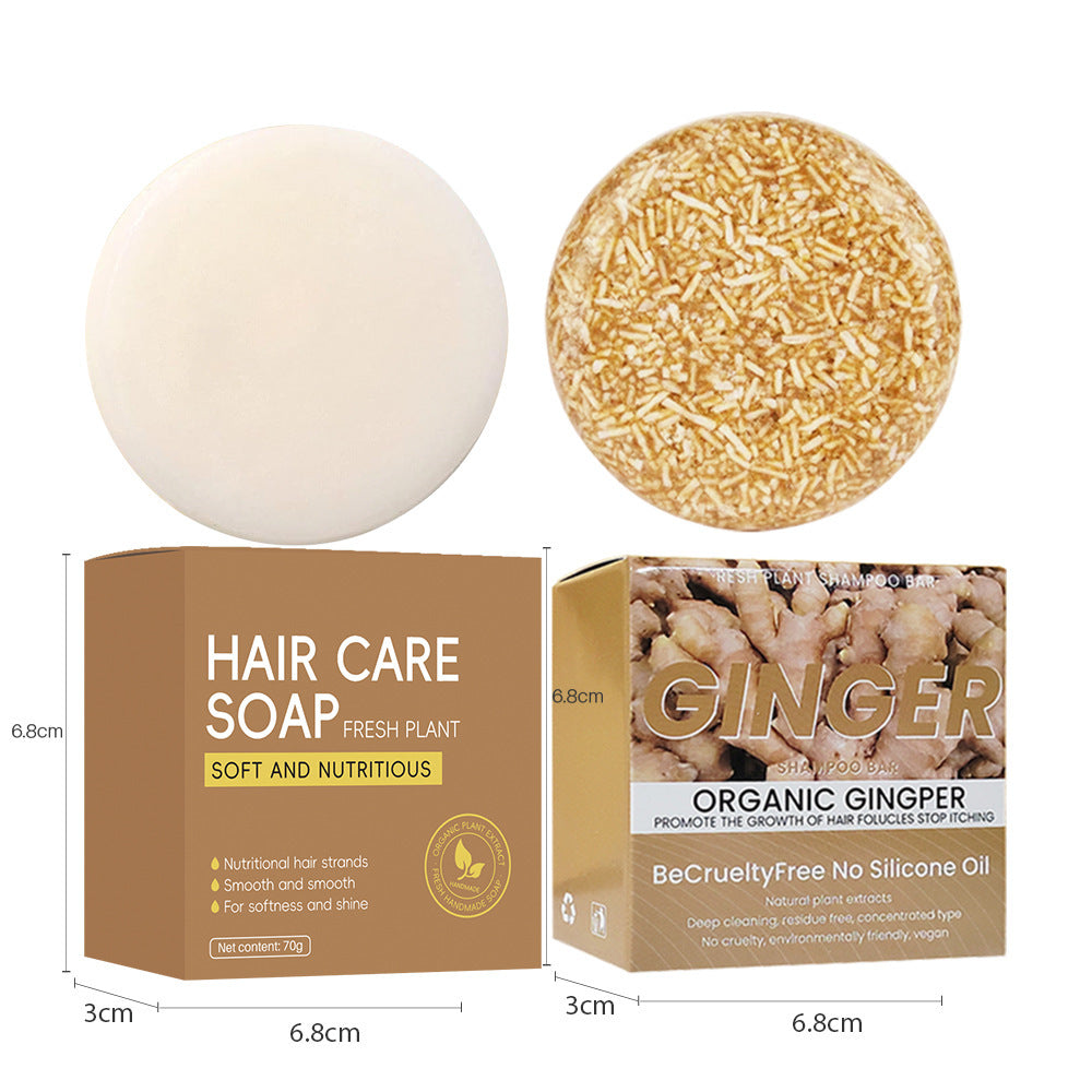 Handmade Ginger Shampoo Soap With Coconut