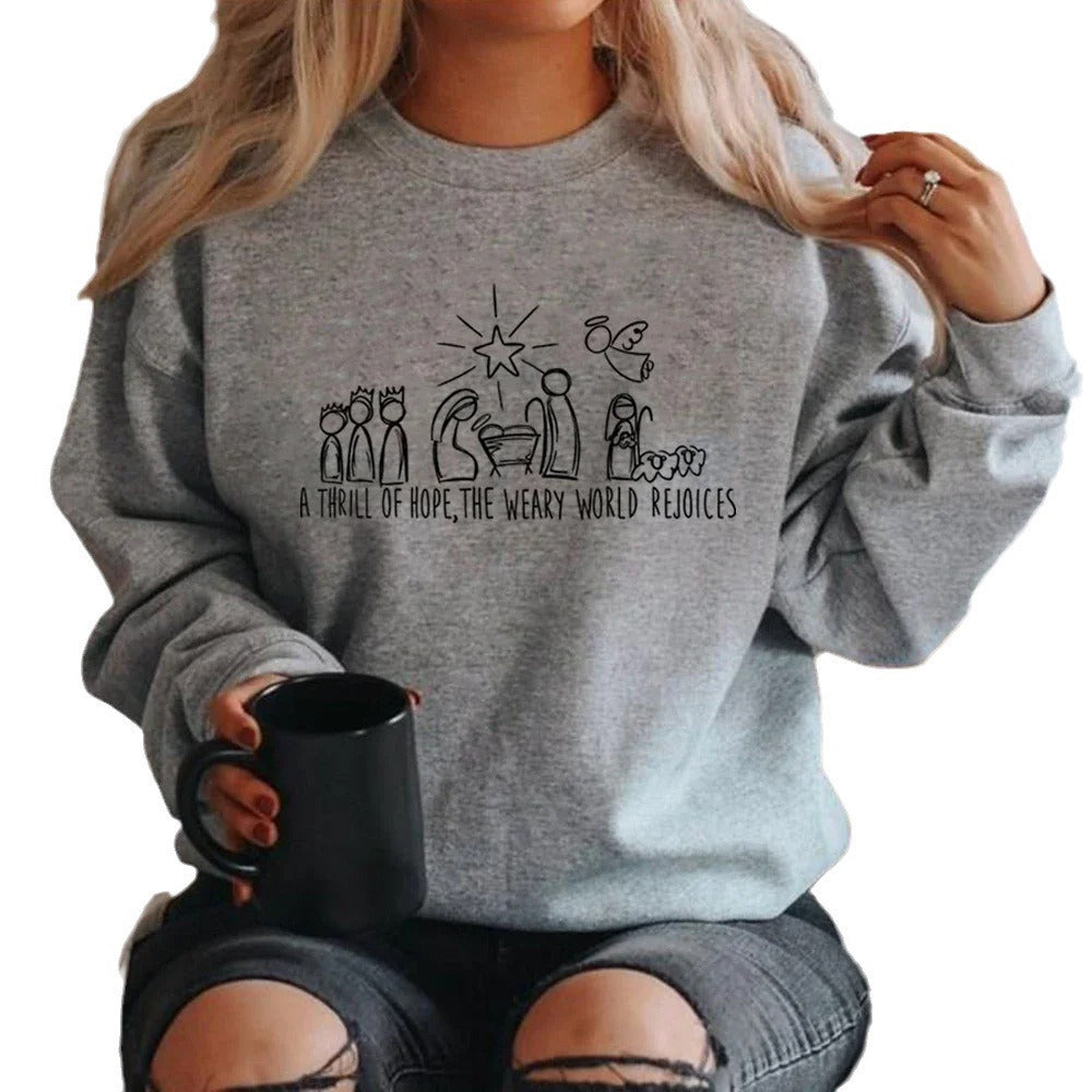 Sweatshirt Nativity Scene Sweater