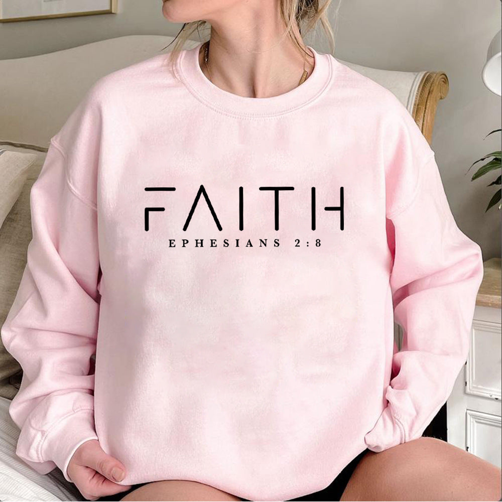 Faith Sweatshirt Bible Verse Sweater