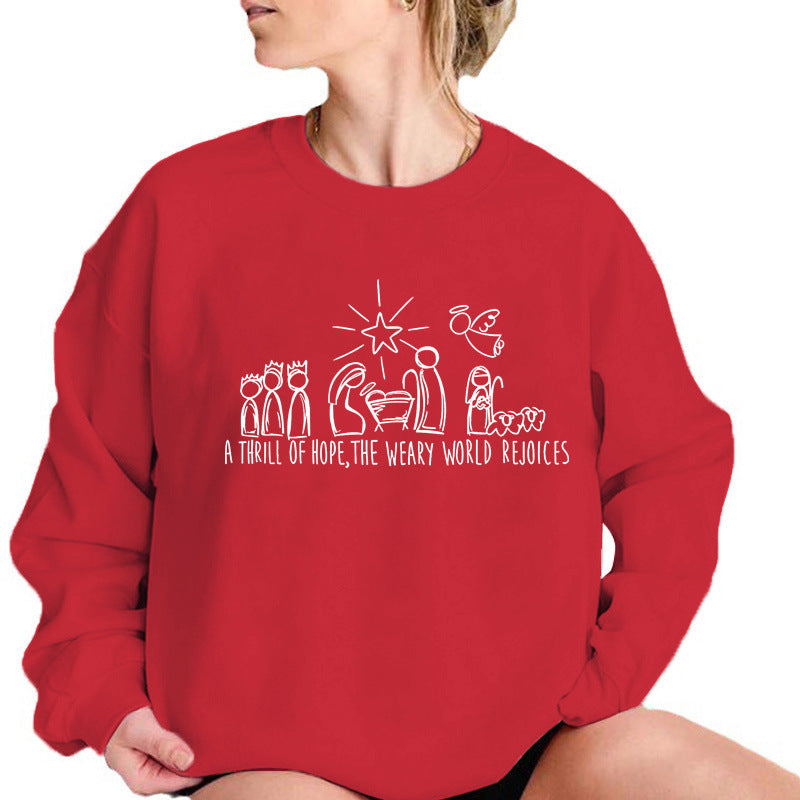 Sweatshirt Nativity Scene Sweater