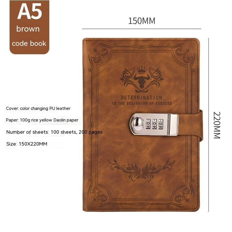 Codebook Journal With Lock