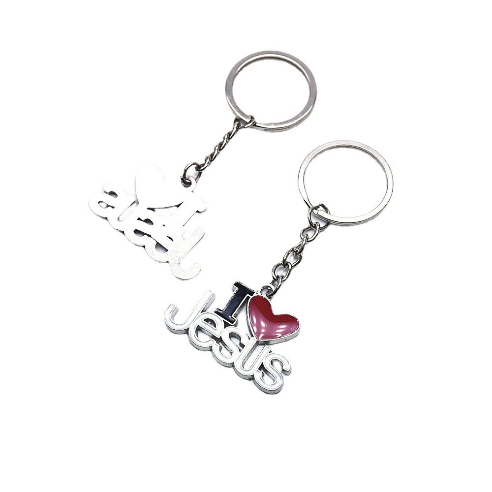 I Love Jesus Keychain