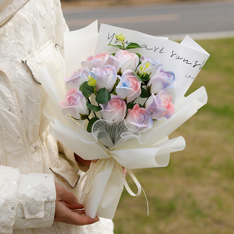 11 Roses With Handbag Lamp