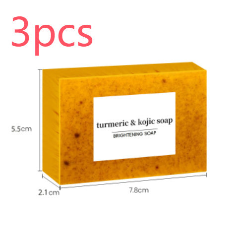Handmade Cold Process Turmeric Lemon Soap With Kojic Acid And Ginger