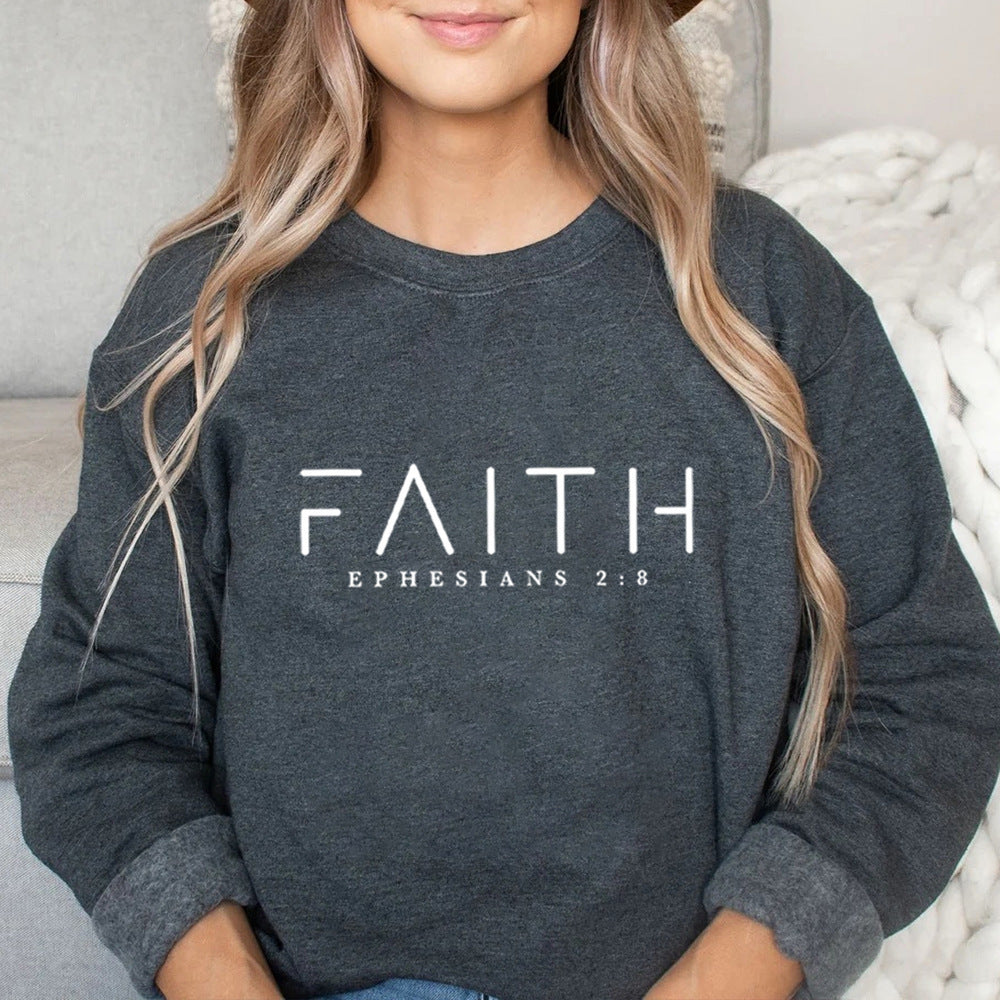 Faith Sweatshirt Bible Verse Sweater