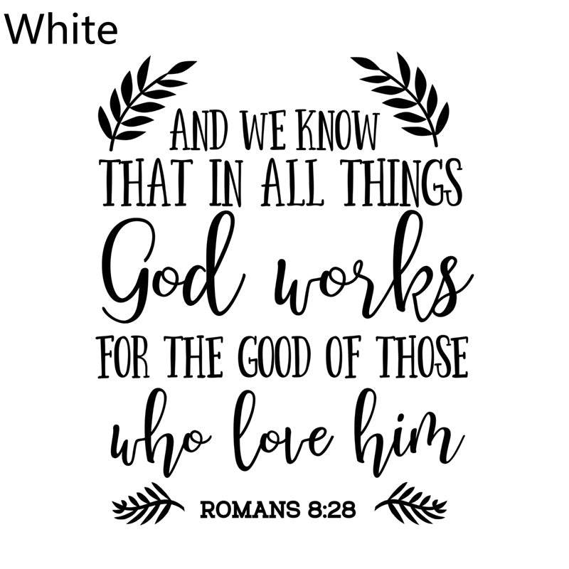 In All Things  Christian Decal