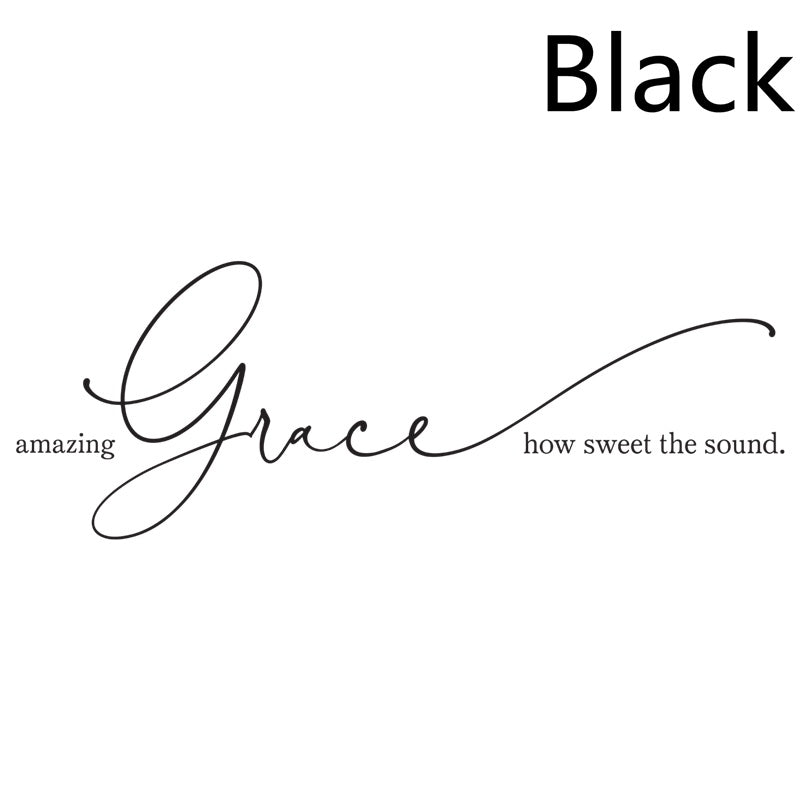 Amazing Grace Christian Decal