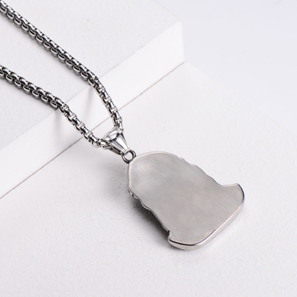 Titanium Steel Jesus Pendant