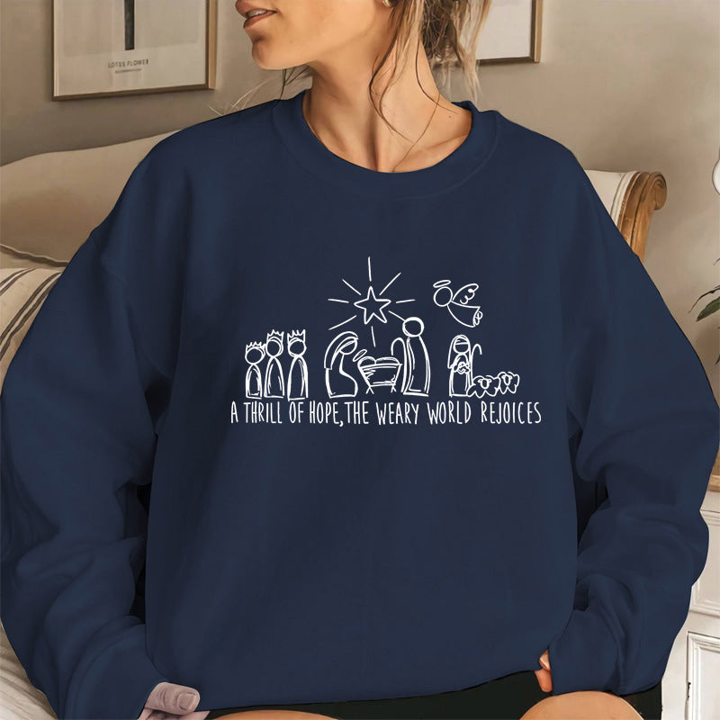 Sweatshirt Nativity Scene Sweater
